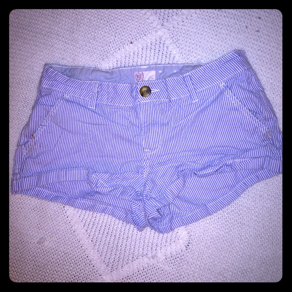 Blue shorts